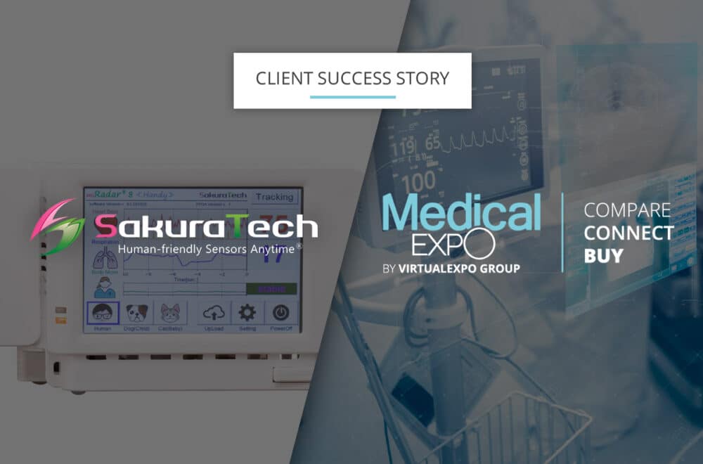 With MedicalExpo’s support, Sakura Tech was able to increase brand recognition and conversion rates